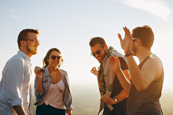 backlit,bonding,casual,dancing,enjoying,enjoyment,facial expression,fashion,female,friends,friendship,fun,glasses,golden hour,group,happy,laughing,men,outdoors,people,smile,smiling,sunglasses,sunny,together,togetherness,wear,woman,young people,Free Stock Photo