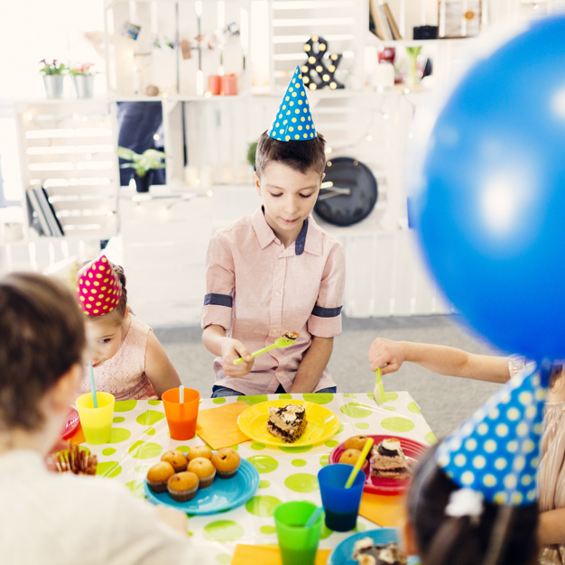 background,birthday,party,kids,gift,children,cake,table,cute,balloon,holiday,event,room,square,friends,decoration,sweet,fun,group,funny