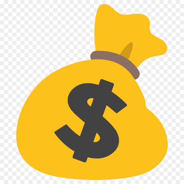 emoji,money bag,money,sticker,emojipedia,computer icons,coin,face with tears of joy emoji,unicode,noto fonts,desktop wallpaper,symbol,yellow,logo,png