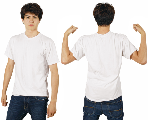 White T Shirt Front And Back Isolated, Cotton, Clothing, Shirt PNG  Transparent Image and Clipart for Free Download