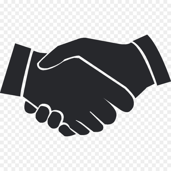 black and white hand logo, Computer Icons Handshake Symbol, shake hands  transparent background PNG clipart
