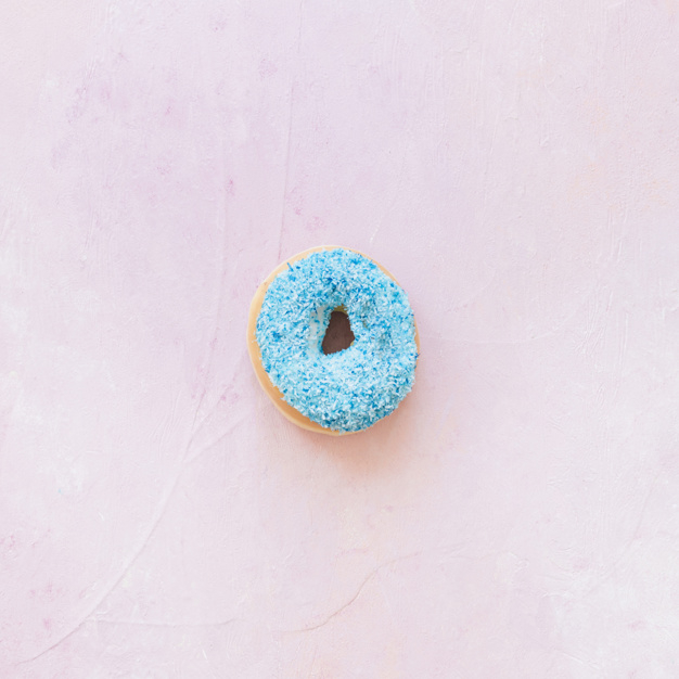 background,food,party,blue background,circle,blue,bakery,pink,space,colorful,pink background,colorful background,breakfast,round,food background,sweet,background blue,ring,dessert,eat