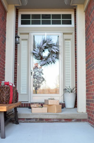 holiday,christma,winter,plant,cactu,table,christmas,decoration,light,door,doorway,entrance,wreath,gifts,presents,christmas,plant,pot,planter,glass,window,free images