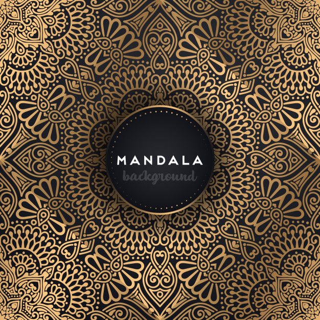 Free: Luxury ornamental mandala design background 