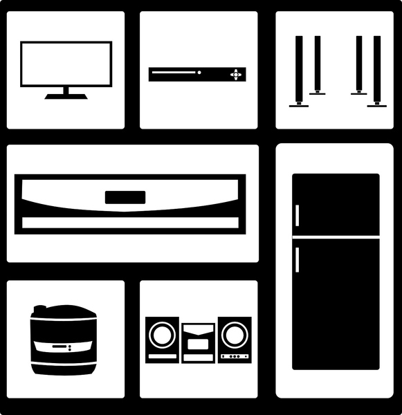 illustration,television,design,electronics,flat,icons,icon,web,symbol,set,graphic,black,snapshot,sign,button,design,computer,buttons