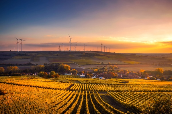 agriculture,beautiful,clouds,countryside,cropland,crops,dawn,dusk,environment,farm,farmland,fields,idyllic,landscape,outdoors,peaceful,plants,rural,scenery,scenic,sky,sunrise,sunset,town,trees,village,wind turbines,windmills,Free Stock Photo
