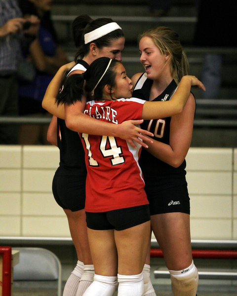 cc0,c1,volleyball,team,celebration,excitement,game,sport,group,play,fun,playing,active,friends,indoors,athletes,athletic,girls,female,embracing,emotion,smiling,happy,cheerful,action,free photos,royalty free