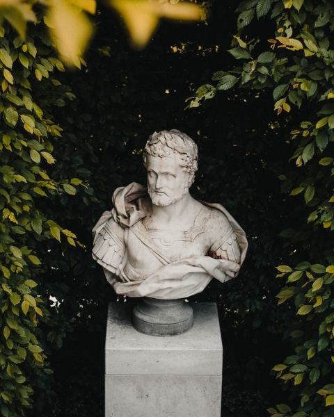 archi,italy,green,statue,sculpture,art,aesthetic,dark,forest,bust,statue,public art,history,ancient,marble,greek,tree,monument,carving,marble statue,roman,creative commons images
