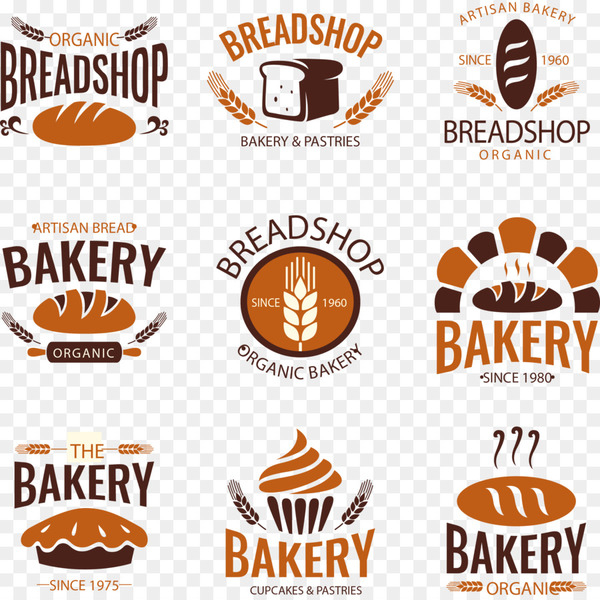 Bread Bakery Logo Full Branding Kit Vector Download