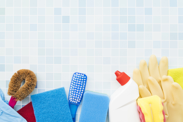 copyspace,housework,composition,housekeeping,sponge,objects,hygiene,plastic bottle,gloves,products,plastic,wash,bath,clean,product,cleaning,bottle