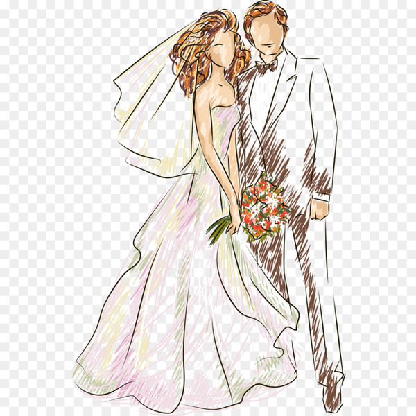 wedding,invitation,illustration,men,women,vector,png