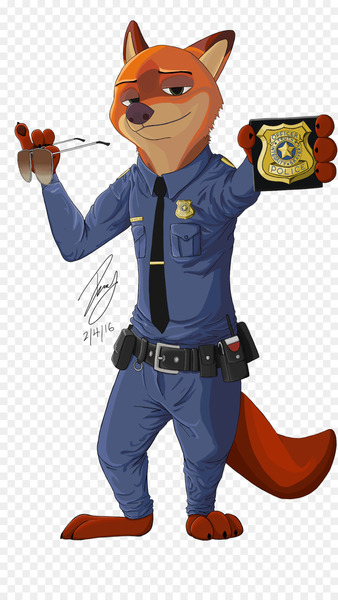 Free: Nick Wilde Police officer Chief Bogo YouTube - gazelle - nohat.cc
