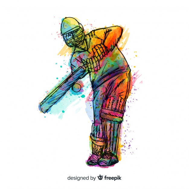 watercolor,water,hand,man,sport,paint,art,color,sports,india,colorful,game,ink,water color,colors,ball,competition,cricket,painter