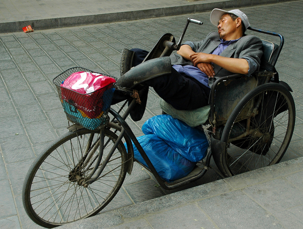 cc0,c2,man,sleep,china,bike,street,person,free photos,royalty free