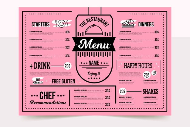 ready to print,starters,chefs,ready,main,brunch,ingredients,special,dish,eating,diet,print,dinner,modern,cooking,colorful,restaurant,template,design,menu
