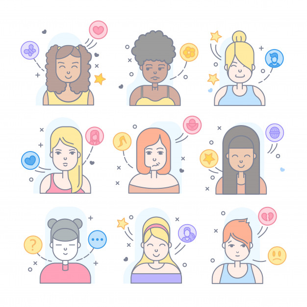 business,people,icon,fashion,social media,character,cartoon,beauty,cute,face,hipster,web,avatar,social,business people,flat,profile,head,teenager