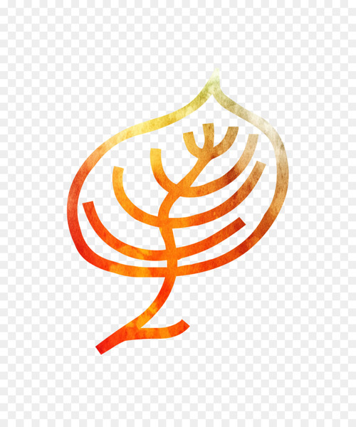 logo,leaf,line,orange,menorah,symbol,png