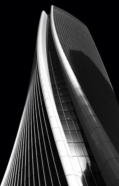 paint,light,dark,black,black and white,forest,design,pattern,building,building,tower,skyscraper,architecture,windows,glass,curved,black and white,monochrome,shadow,sunlight,pannel,public domain images