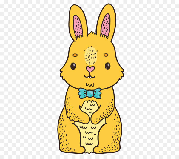 easter bunny,domestic rabbit,bugs bunny,babs bunny,rabbit,cartoon,encapsulated postscript,cuteness,animation,rabits and hares,hare,whiskers,yellow,tail,png