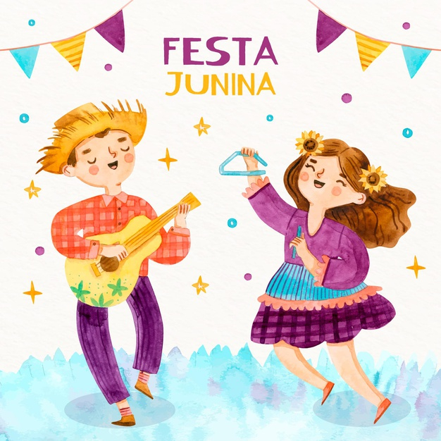 Free: Watercolor festa junina concept Free Vector - nohat.cc