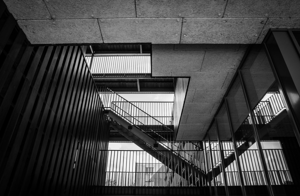 cc0,c1,staircase,stairs,step,stairway,business,interior,design,climb,architecture,concrete,floor,modern,construction,multistorey,grayscale,residential,house,empty,railings,interior design,ceiling,walls,black and white,free photos,royalty free