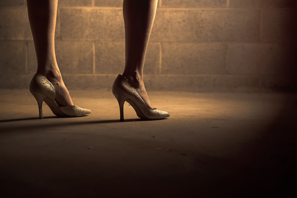 high heels,shoes,woman,girl,legs,feet,floor,concrete