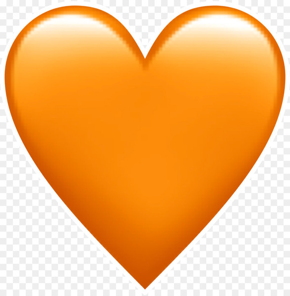 emoji,heart,sticker,emoji domain,iphone,emoticon,emojipedia,whatsapp,text messaging,symbol,mobile phones,orange,love,png