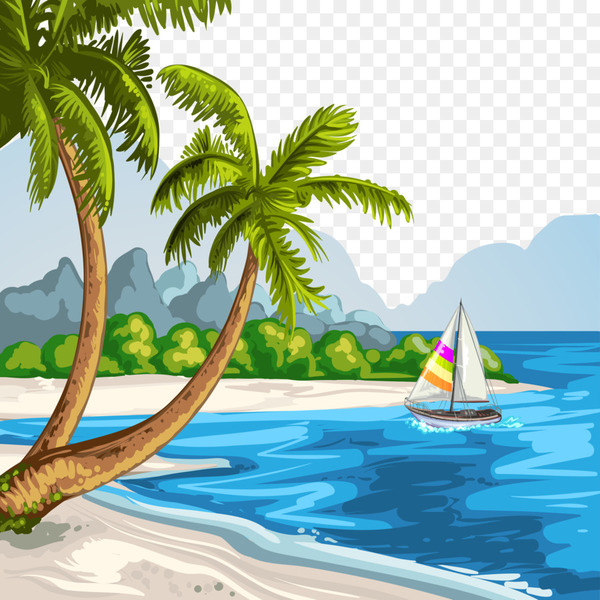 Beach Scene Coloring Book Background, Summer Picture To Color, Summer,  Travel Powerpoint Background Image And Wallpaper for Free Download