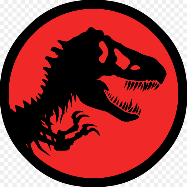 jurassic park the game,ian malcolm,tyrannosaurus,jurassic park,logo,dinosaur,jurassic,indominus rex,drawing,sticker,jurassic world,area,symbol,artwork,fictional character,mouth,red,png