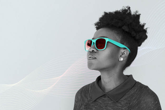 african descent,copy space,descent,wit,wearing,neutral,thoughtful,playful,grayscale,teal,side,african american,shades,wear,looking,copy,alone,afro,american,teen,portrait,cool,young,female,african,youth,sunglasses,thinking,person,neon,black,space,girl,wave,fashion,line,woman