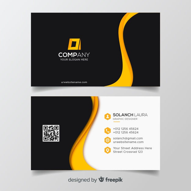 ready to print,scanning,visiting,qr,corporative,ready,binary,visit,qr code,code,brand,identity,print,visit card,information,branding,modern,company,contact,corporate,stationery,yellow,colorful,presentation,color,visiting card,office,wave,template,card,abstract,business,business card,logo