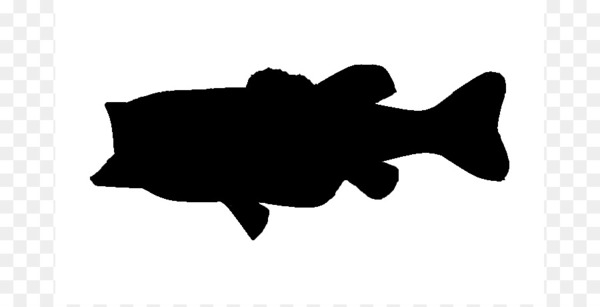 Free: Largemouth bass Silhouette Bass fishing Clip art - Bass