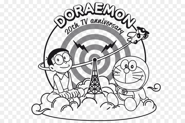 Nobita×Doraemon combo Drawing by Umer Khalil | Saatchi Art