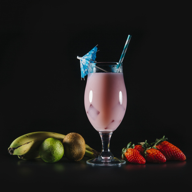 background,summer,pink,fruit,black,fruits,tropical,backdrop,juice,cocktail,banana,healthy,drinks,cocktails,fruit juice,delicious,strawberries,exotic,summertime,cooling