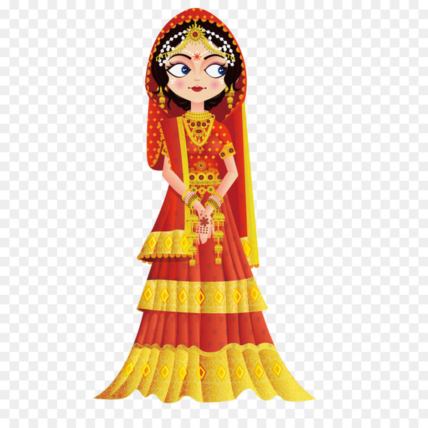 india,wedding invitation,bride,weddings in india,bridegroom,hindu wedding,indian wedding clothes,wedding,hinduism,symbol,baraat,gown,doll,yellow,fashion design,costume design,costume,dress,png