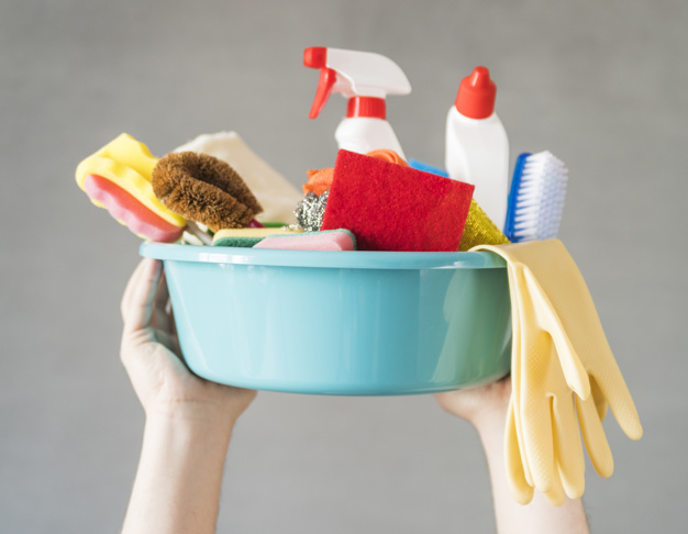 housework,composition,housekeeping,sponge,objects,hygiene,plastic bottle,bucket,products,plastic,wash,bath,clean,product,cleaning,bottle
