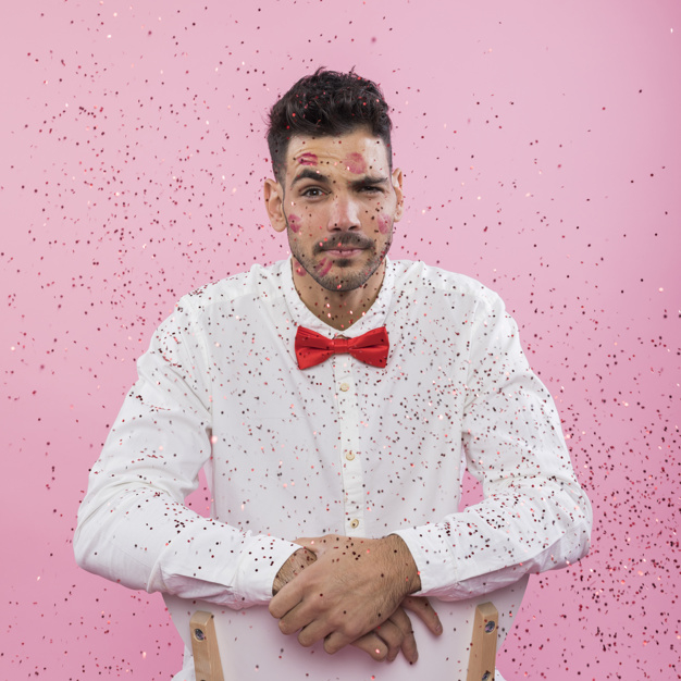 background,party,camera,man,pink,red,red background,face,color,celebration,bow,glitter,confetti,shirt,holiday,square,sign,white,pink background,elegant,person,colorful background,lips,chair,fun,tie,studio,kiss,elegant background,background red,lipstick,party background,bow tie,young,background pink,celebration background,background white,background color,sitting,portrait,bright,male,shiny,guy,flying,adult,shot,lover,looking,falling,handsome,casual,marks,format,playful,desire,sequins,affair,at,spangles,studio shot,looking at camera,casanova,square format,with