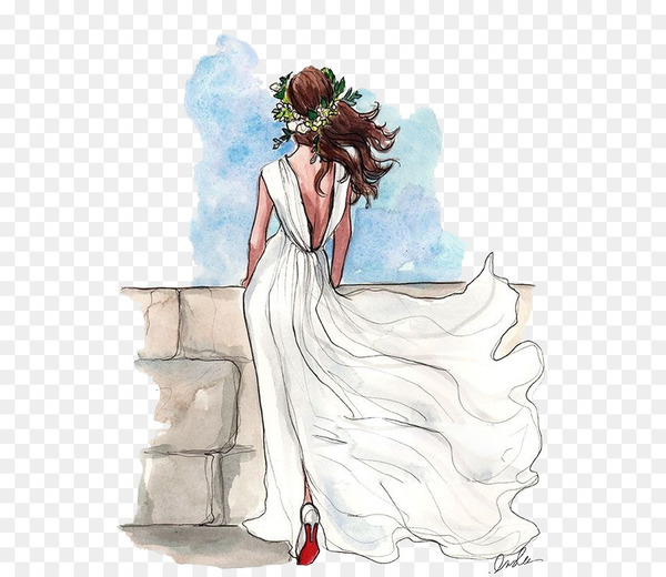 drawing,wedding,dress,bride,sketch,png