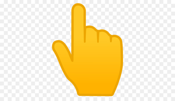 alar,emoji,android,index,index finger,emojipedia,finger,google,middle finger,android nougat,android marshmallow,thumb,safety glove,yellow,hand,png