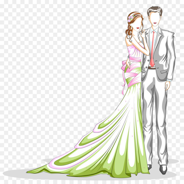 bride,bridegroom,wedding,cartoon,photography,couple,significant other,ceremony,wedding photography,contemporary western wedding dress,marriage,gown,fashion illustration,woman,fictional character,fashion design,joint,costume design,figurine,shoe,dress,costume,png