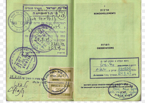 israel,identity document,passport stamp,israeli passport,passport,revenue stamp,consul,travel visa,rubber stamp,embassy,german passport,document,postage stamps,paper,material,png