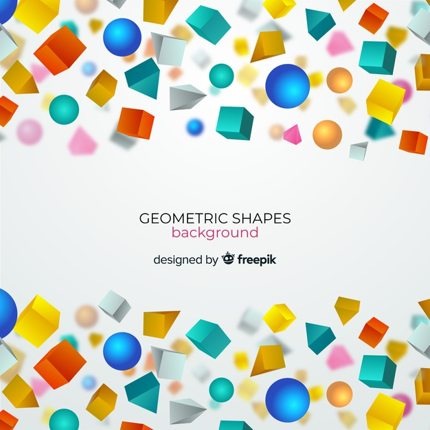 Free: Geometric shapes background 