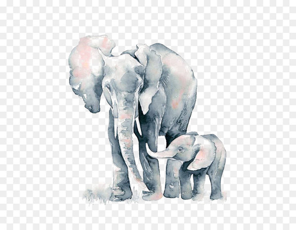 african elephant,elephant,watercolor painting,indian elephant,painting,drawing,art,printmaking,portrait,brush,color scheme,asian elephant,elephantidae,wildlife,elephants and mammoths,mammal,organism,terrestrial animal,png
