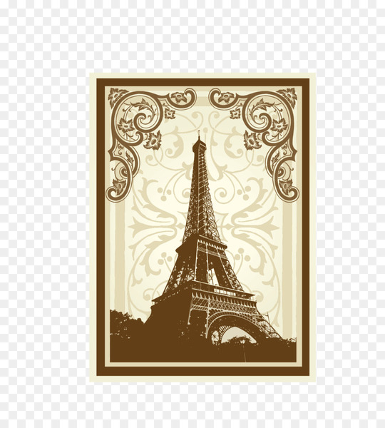 eiffel tower,notredame de paris,willis tower,tower of london,taipei 101,one world trade center,tower,building,royaltyfree,rubber stamp,paris,picture frame,brown,visual arts,png