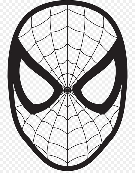 How To Draw Spiderman's Face - Imagenes De Spiderman La Caricatura - Free  Transparent PNG Download - PNGkey