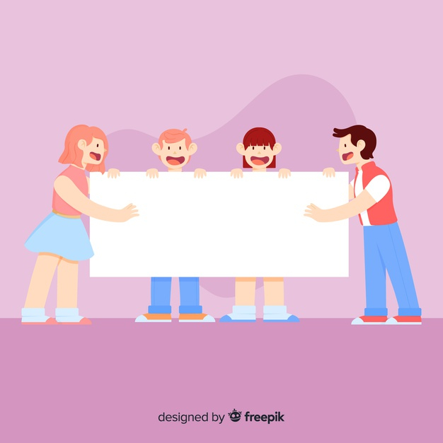 cooperate,citizen,advertising banner,empty,placard,adult,holding,blank,population,society,drawn,material,hanging,together,announcement,group,promo,help,men,decoration,person,human,women,advertising,colorful,presentation,hand drawn,man,woman,template,hand,people,business,poster,banner,background