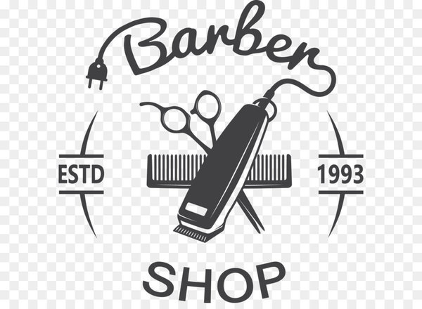 hair clipper,comb,barber,hairstyle,hairdresser,barbers pole,logo,barbershop,scissors,shaving,beauty parlour,wall decal,barber chair,area,text,brand,product design,design,monochrome,line,font,technology,black and white,png