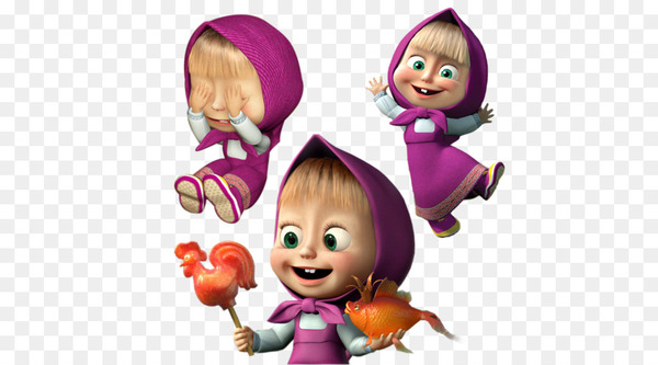 masha and the bear,bear,desktop wallpaper,animation,russia,animaccord animation studio,drawing,cartoon,sticker,purple,child,violet,doll,toddler,toy,play,figurine,smile,fictional character,human behavior,png