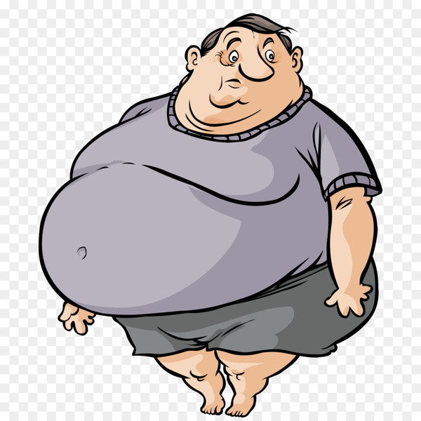 fat,cartoon,man,diet,abdominal obesity,royaltyfree,weight loss,adipose tissue,physical exercise,drawing,human behavior,muscle,thumb,neck,facial hair,arm,joint,ball,finger,hand,professional,male,png