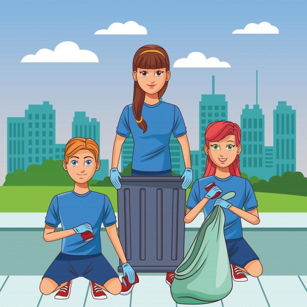 Free: Cleaning Service Person Avatar Cartoon Character Free Vector 